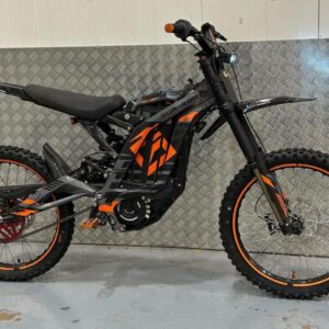 Used 2023 Surron Light Bee X 60V 6000W – Grey Black Orange Outlaw Edition - Image 4