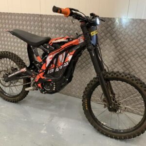 Used 2023 Surron LBX Light Bee X 60V 6000W – Fox Racing Orange Edition – Acerbis