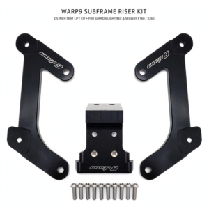 Warp9 Subframe Riser Kit for Surron Light Bee & Segway X160 / X260 - 2.5" Seat Lift