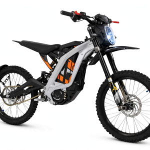 Used 2023 Surron Light Bee X 60V 6000W – Silver Grey Orange KTM Road Legal Edition - Image 3