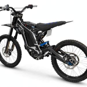 Used 2023 Surron Light Bee X 60V 6000W – Black Silver Carbon Blue CNC Edition - Image 4