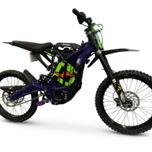 Used 2023 Surron Light Bee X 60V 6000W – Purple Joker Neon Green Orange Edition - Image 3