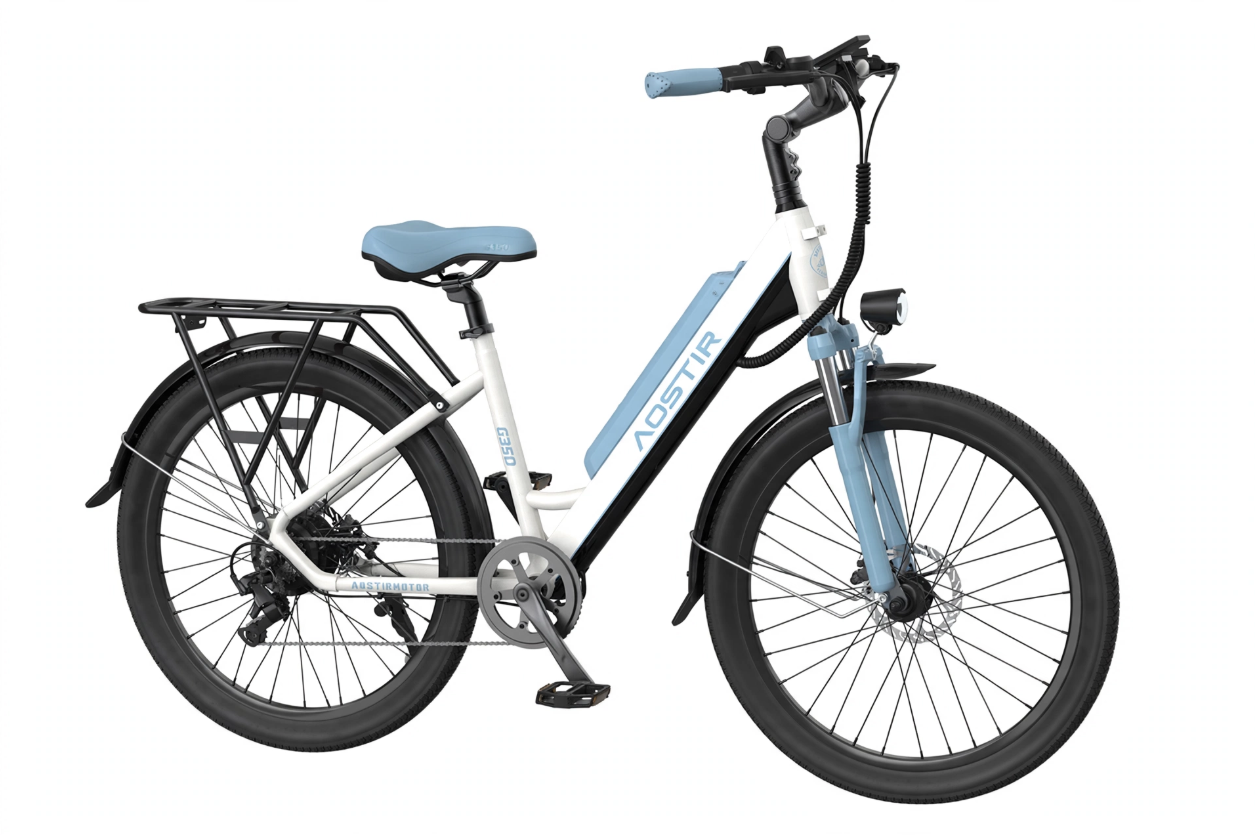 AOSTIR – COMFORTABLE COMMUTER EBIKE G350 - Image 2