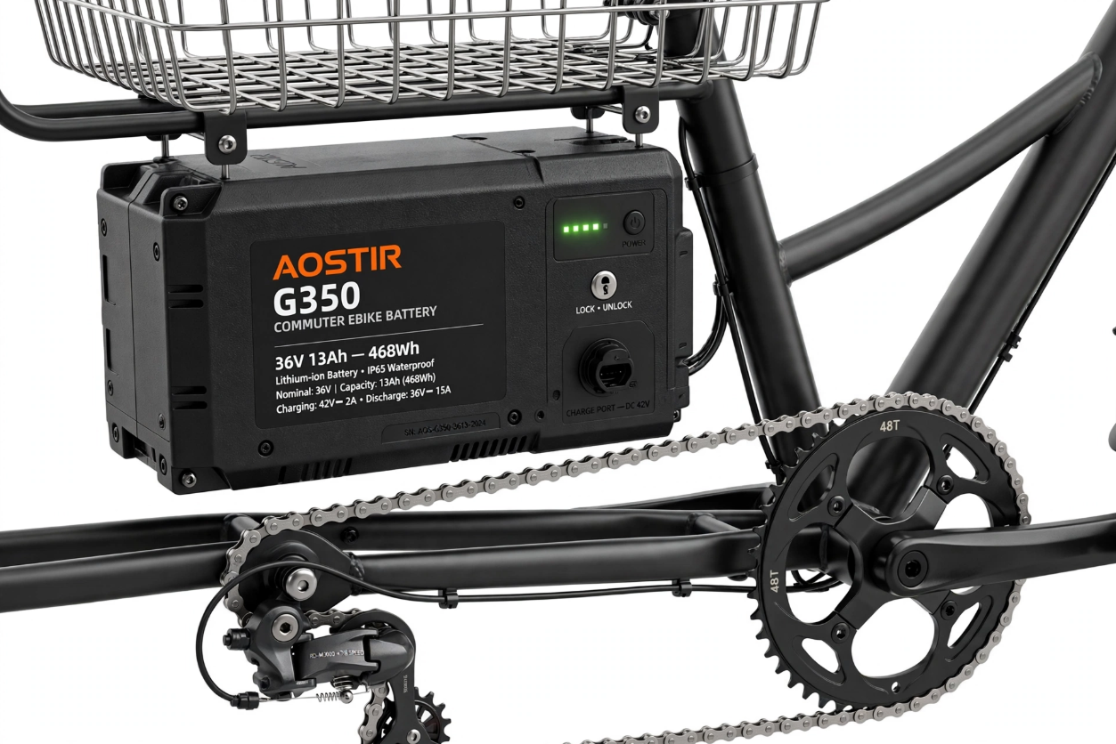 AOSTIR – COMFORTABLE COMMUTER EBIKE G350 - Image 3
