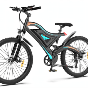Alternative view of AOSTIR S05 Electric Mountain Bicycle – 500W – 48V 11.6Ah 500Wh – 26x2.1 – Full Suspension MTB